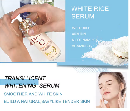 AILKE Brightening Serum, Hydrating Serum, Collagen & Glutathione Formula for Dark Spots, Fine Lines & Wrinkles, Face & Body Brightening Serum